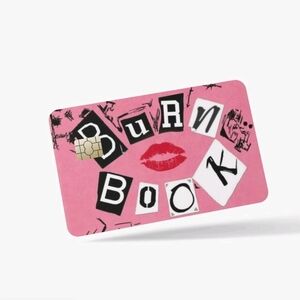 Amazon Pink Burn Book Card Holder